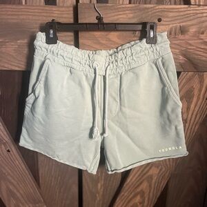 YoungLA Women's Light Green Athletic Shorts